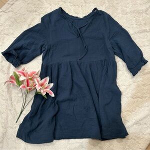 Wishlist Navy Blue Mini Dress